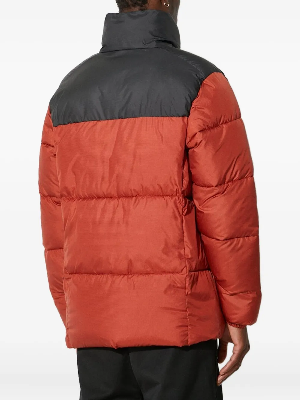 Columbia quilted two-tone puffer jacket Rood