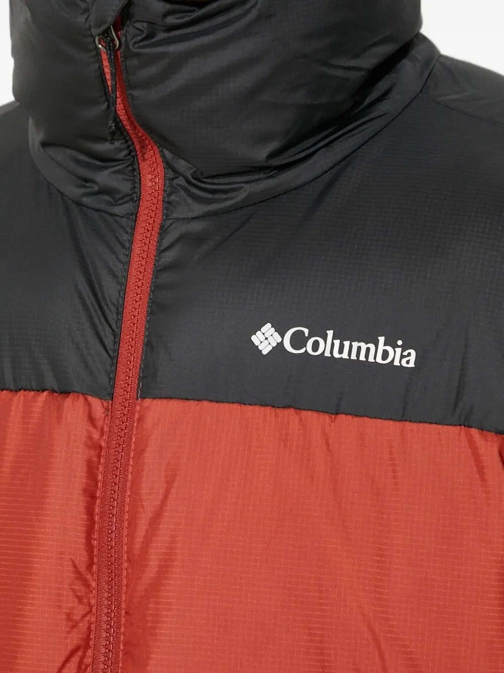 Columbia quilted two-tone puffer jacket Rood