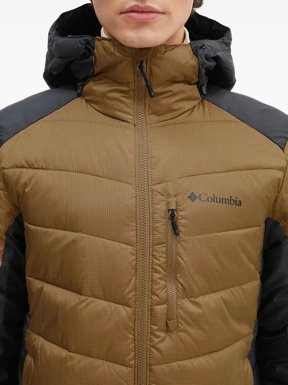 Columbia Labyrinth Loop™ quilted hooded jacket Bruin