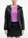 Columbia chevron-quilted hooded jacket - Black