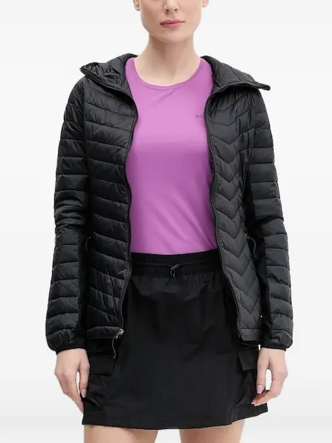 Columbia chevron-quilted hooded jacket