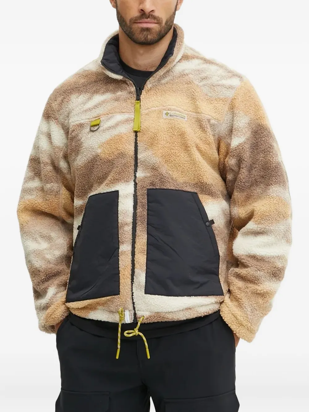 Columbia Fleece gewatteerd jack Beige