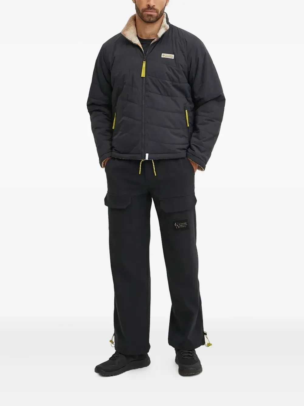 Columbia Fleece gewatteerd jack Beige