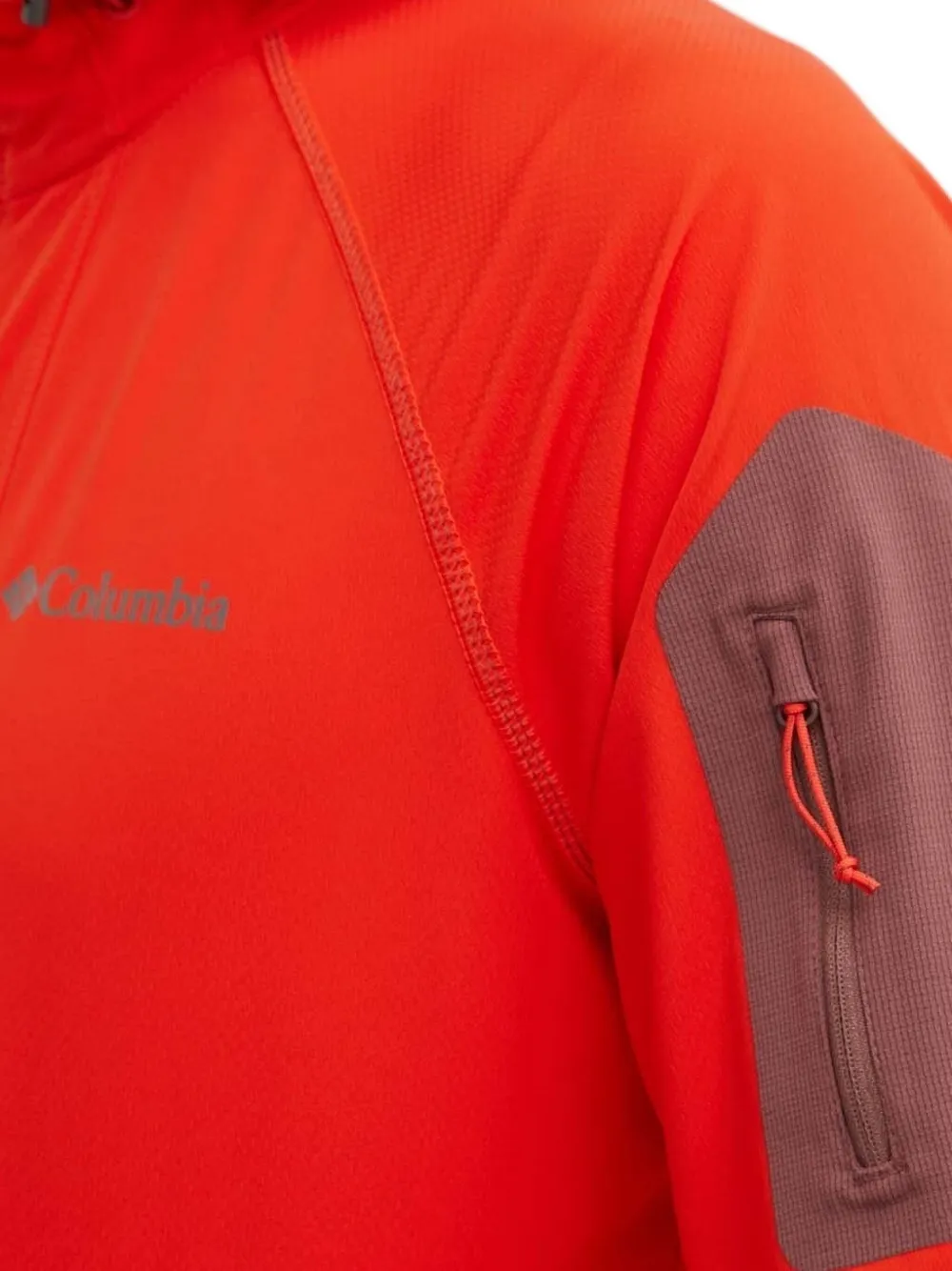 Columbia hooded panelled lightweight jacket Oranje