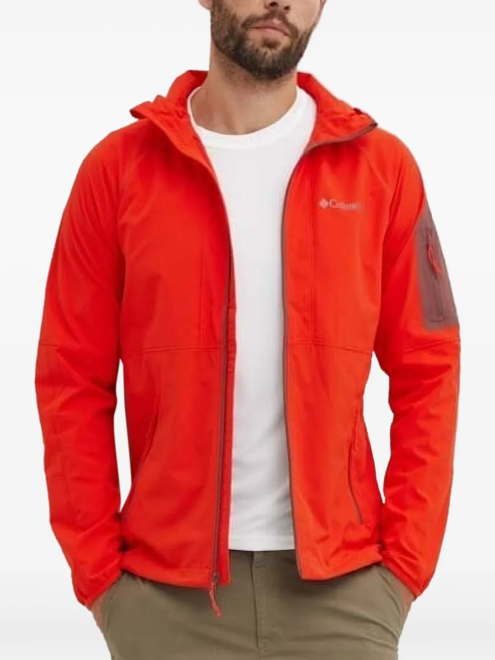 Columbia hooded panelled lightweight jacket Oranje
