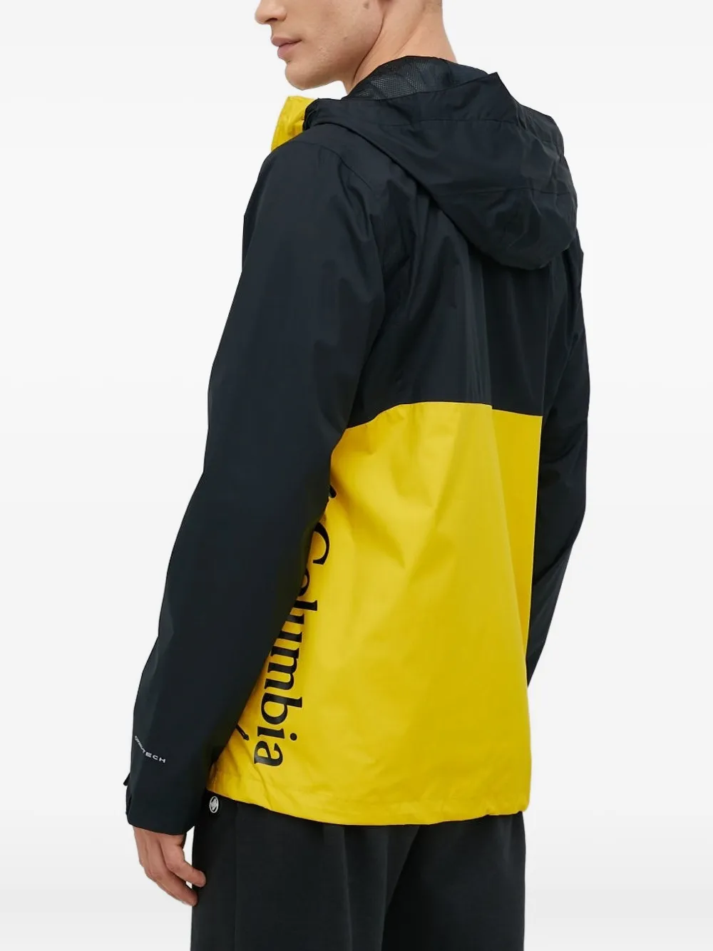 Columbia zip-up hooded jacket Geel