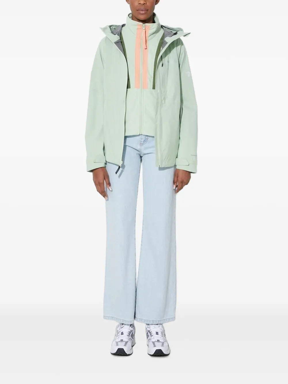 Columbia Jack met logodetail en capuchon - Groen
