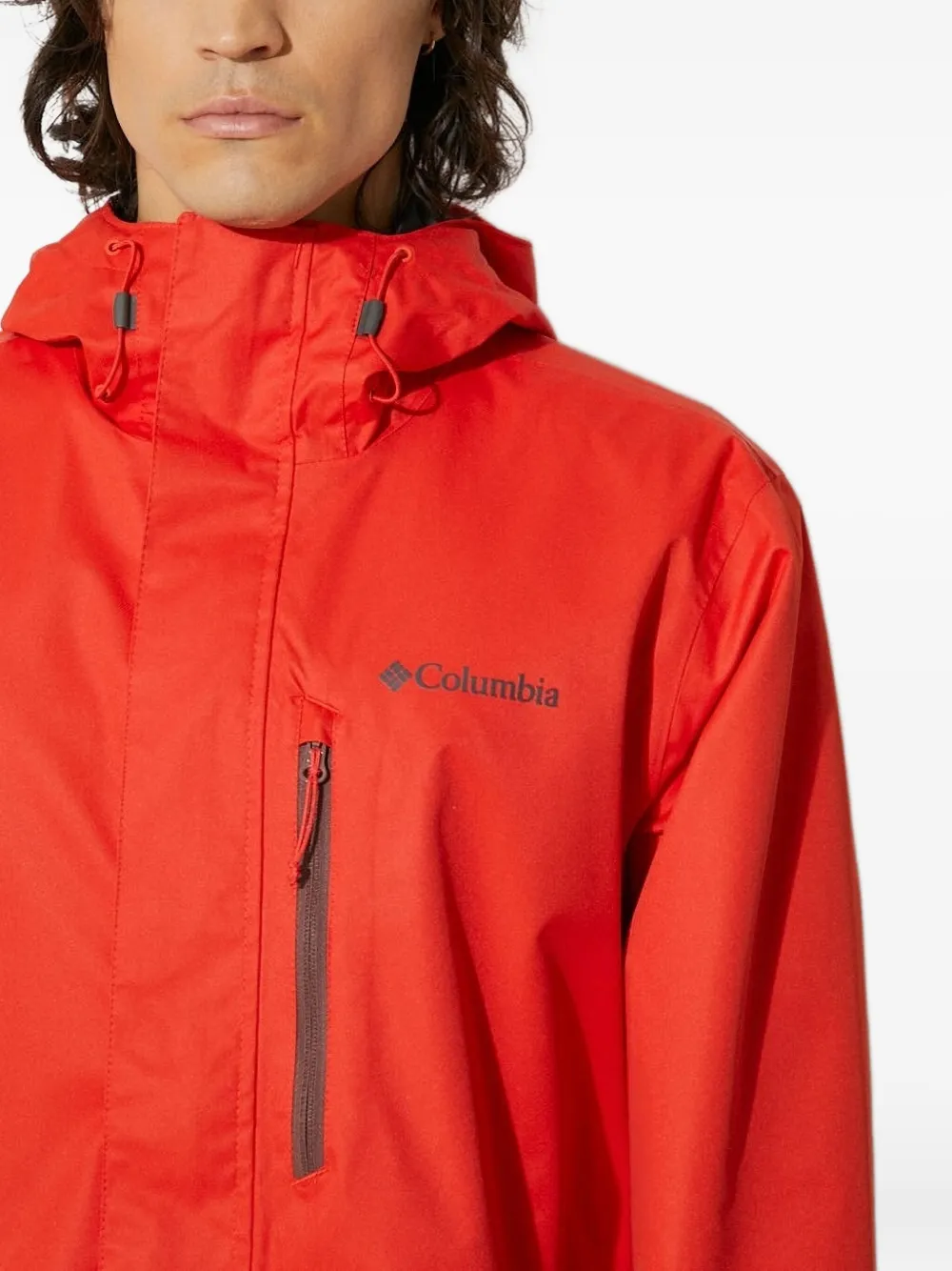 Columbia Hikebound II hooded two-tone jacket Rood