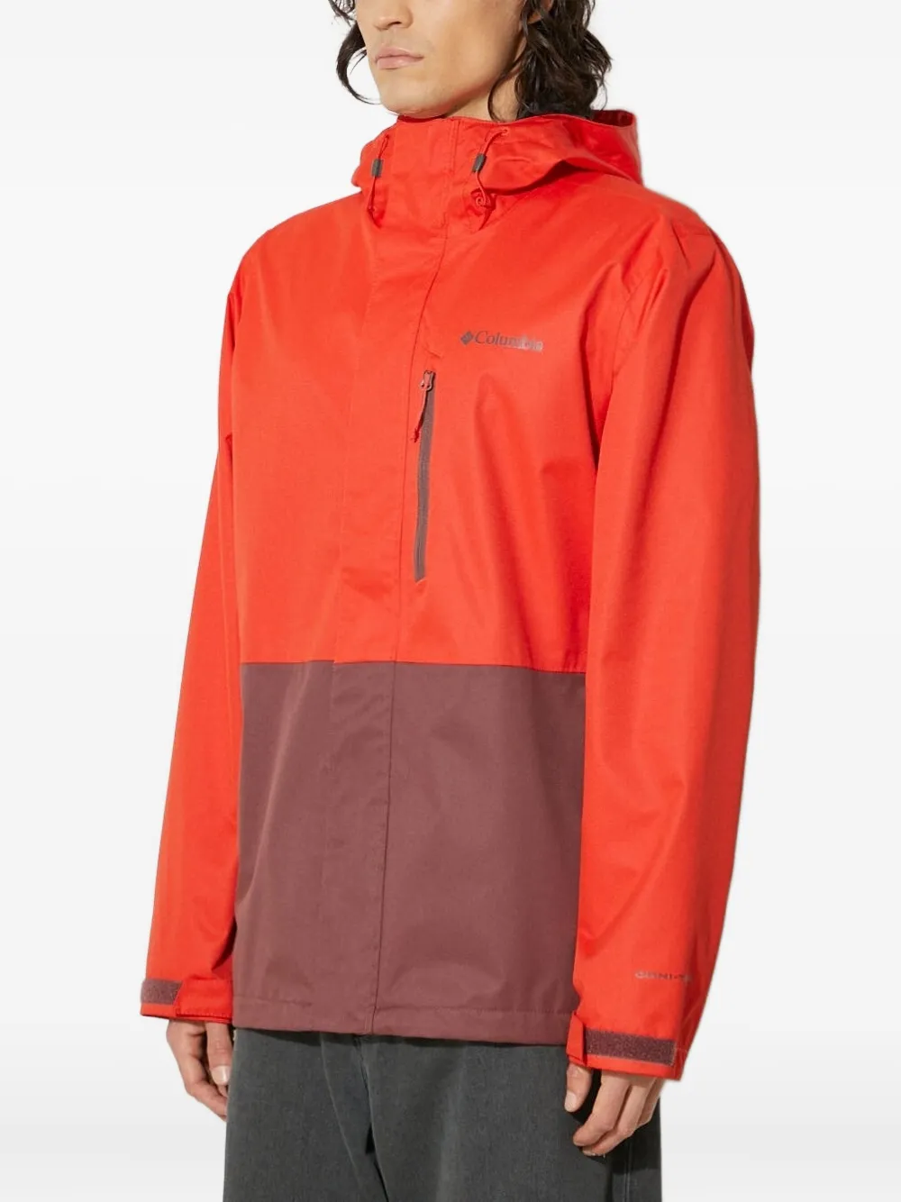 Columbia Hikebound II hooded two-tone jacket Rood