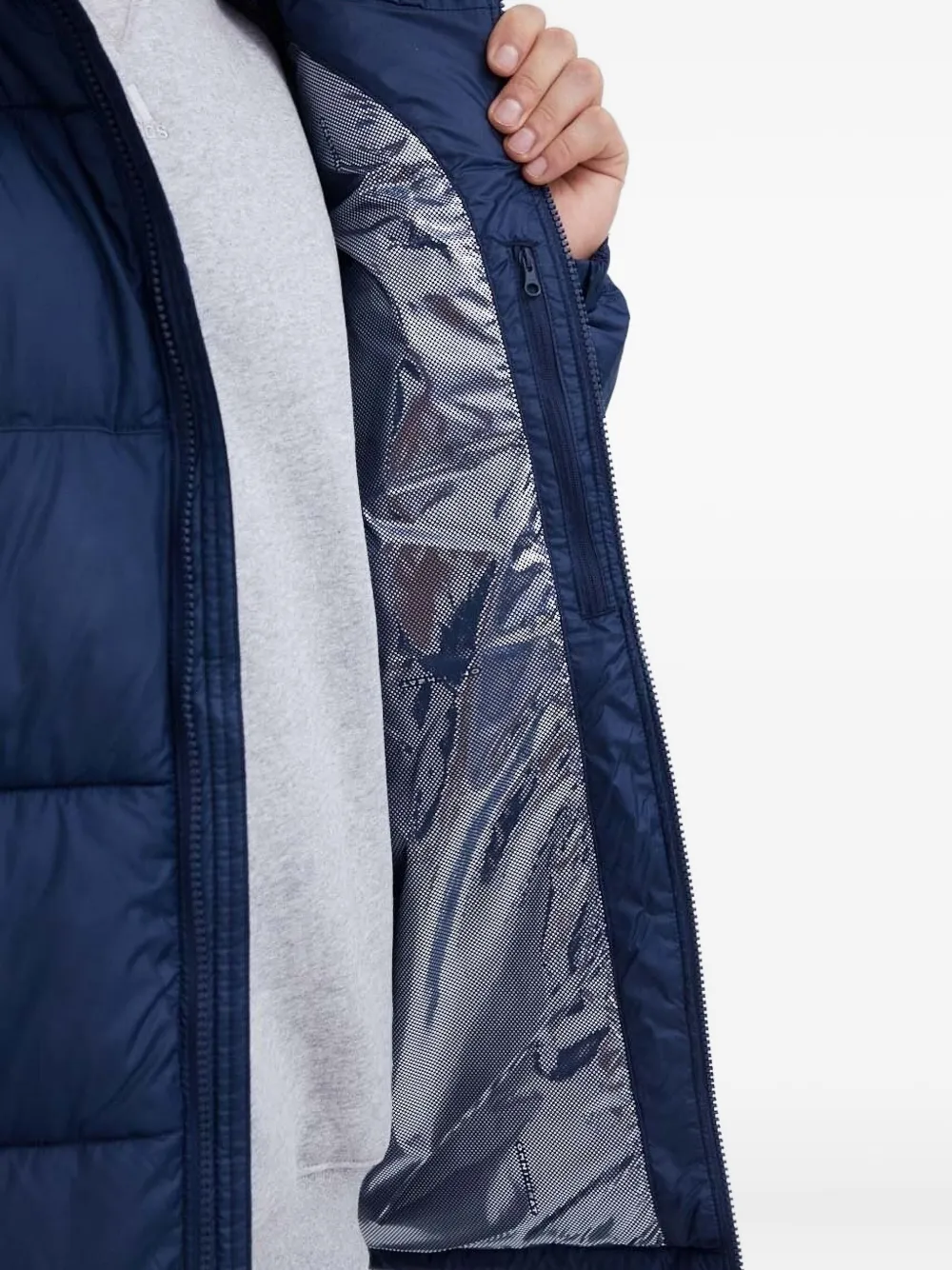 Columbia Pike Lake™ II donsjack met capuchon Blauw