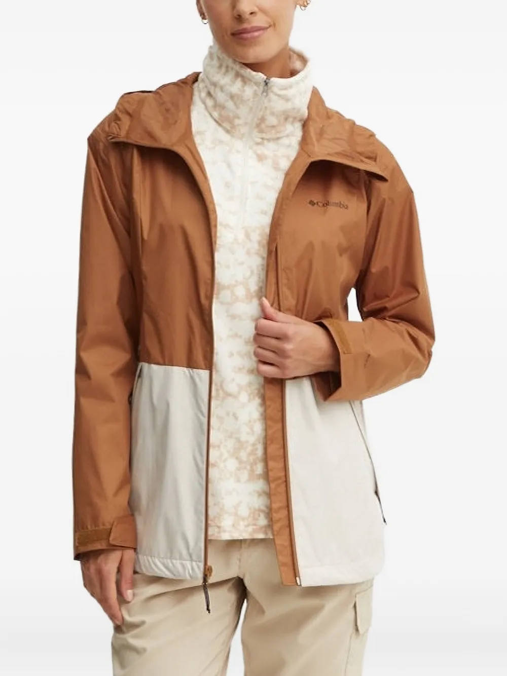 Columbia Jack met logoprint Bruin