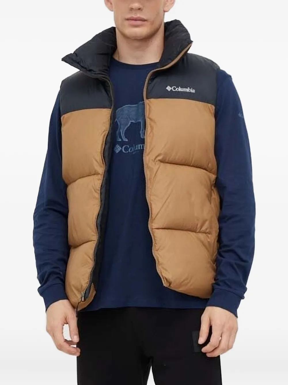 Columbia Tweekleurige bodywarmer Beige