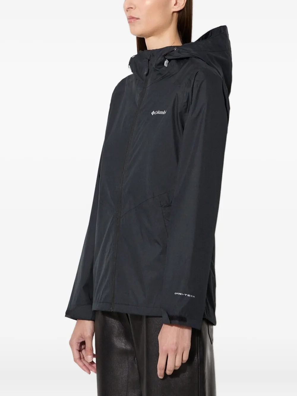 Columbia hooded zip-fastening jacket Zwart