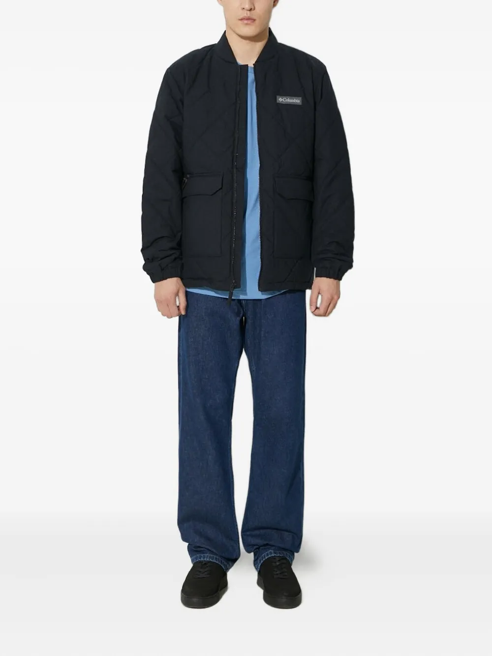 Columbia Rad Padded™ quilted diamond-pattern jacket Zwart