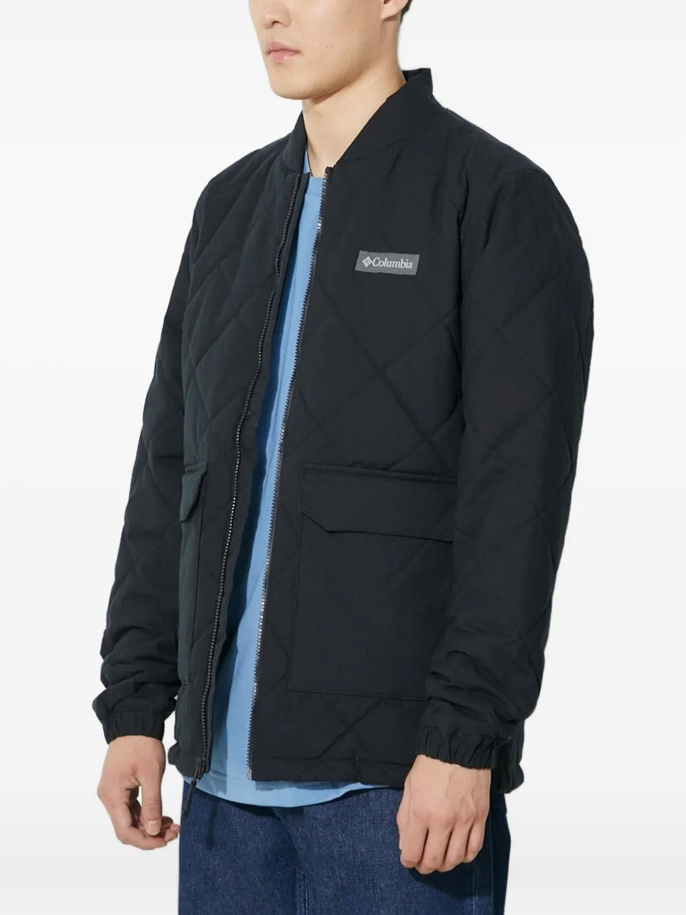 Columbia Rad Padded™ quilted diamond-pattern jacket Zwart