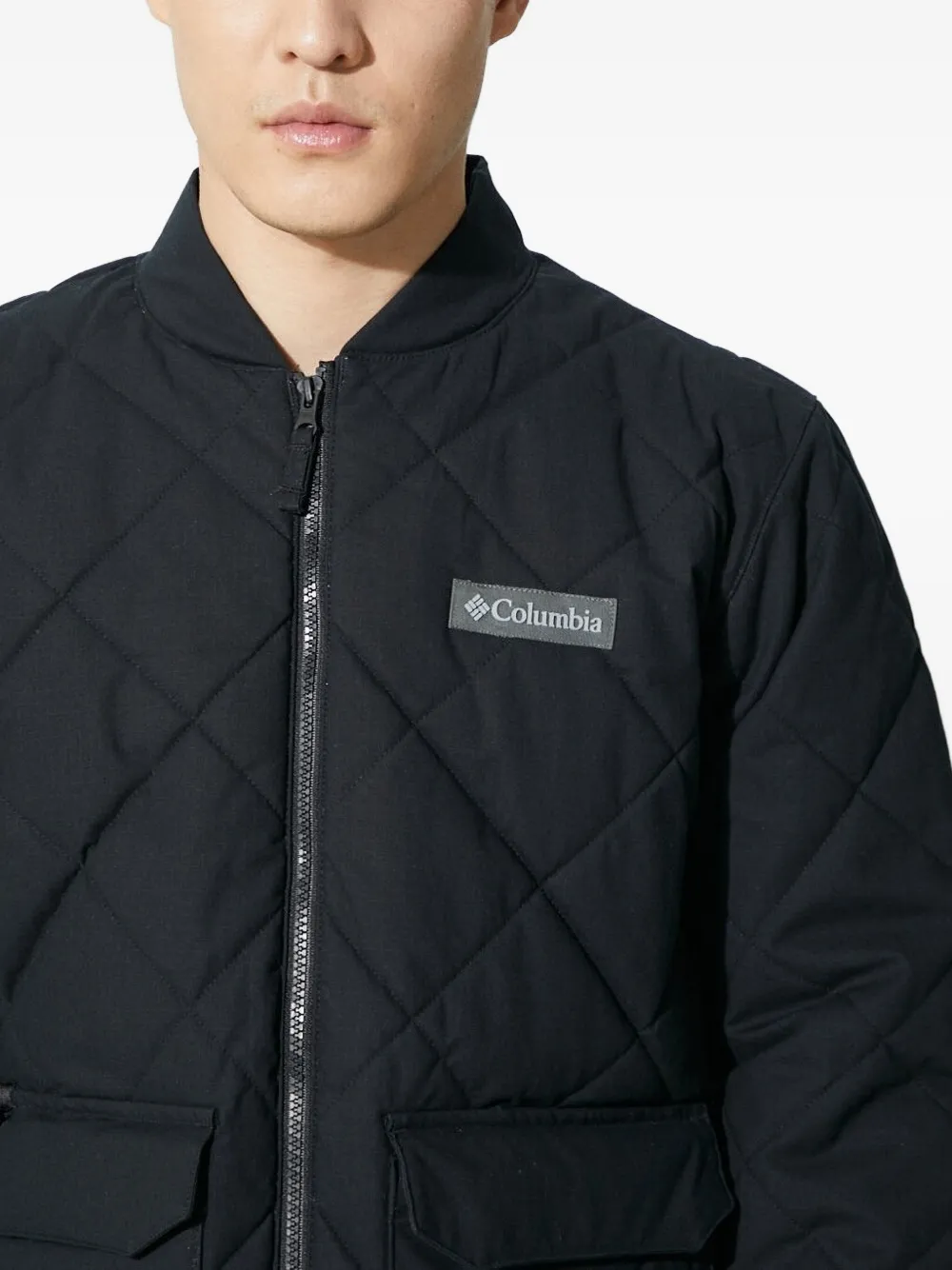 Columbia Rad Padded™ quilted diamond-pattern jacket Zwart