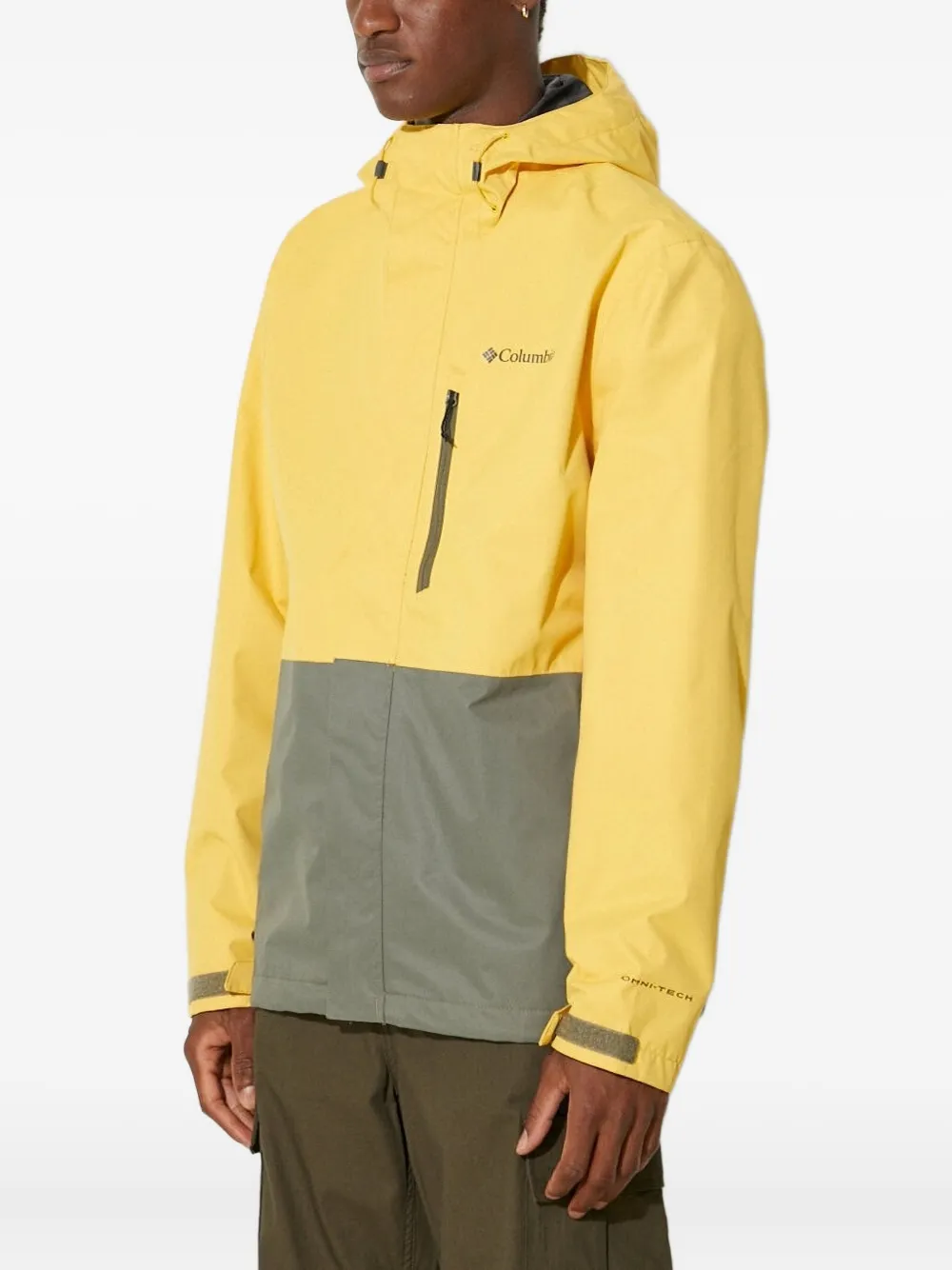 Columbia Hikebound II color-block jacket Geel