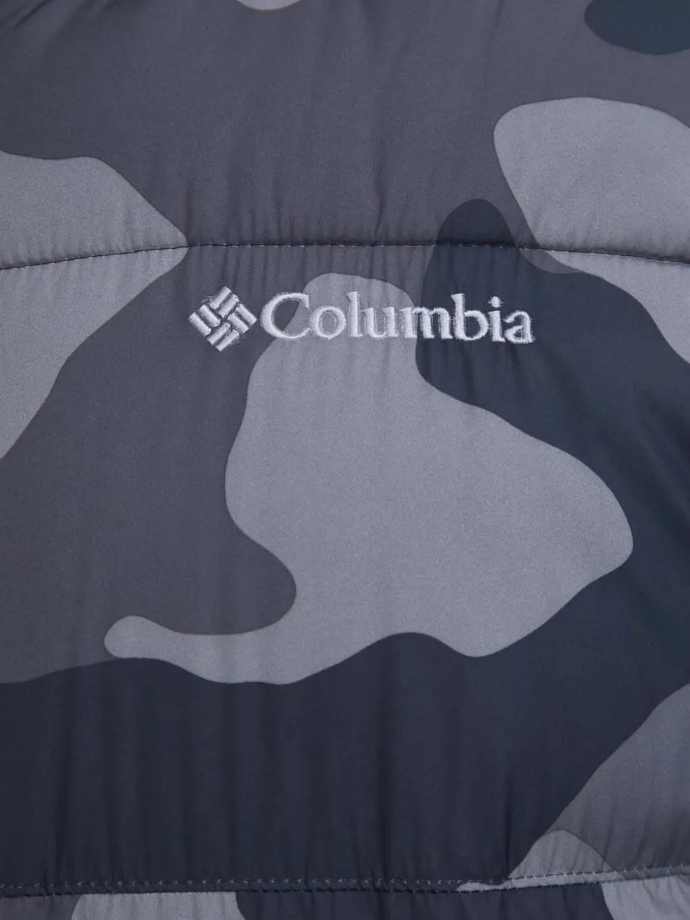 Columbia Gewatteerd jack met camouflageprint Groen
