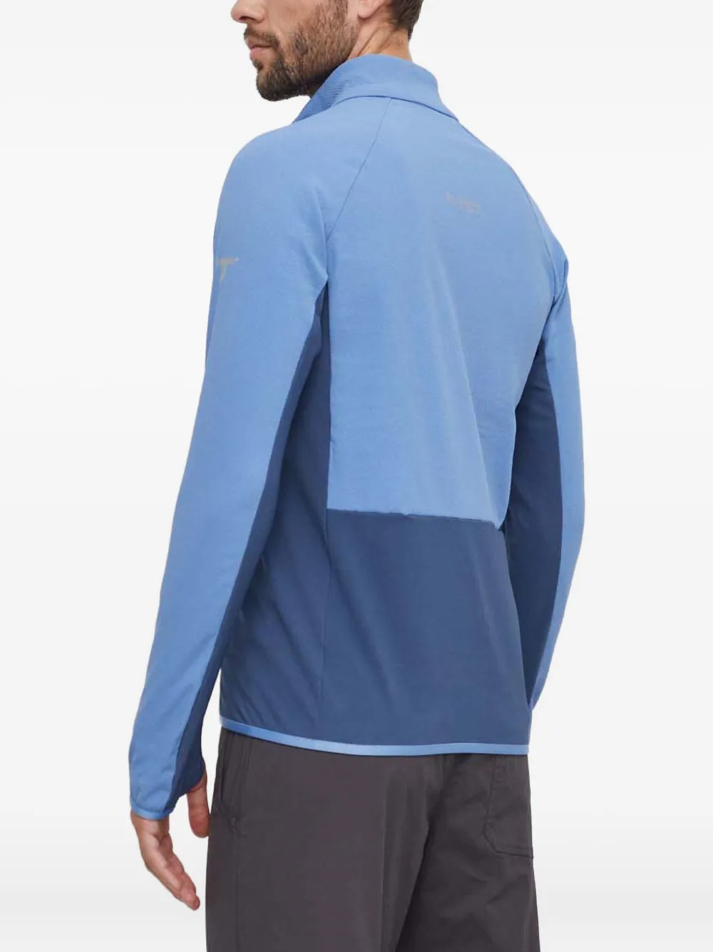 Columbia Colour-block Zip-up Sweater In Blue