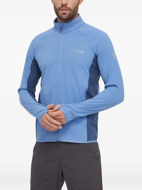 Columbia pull zippé à design colour block