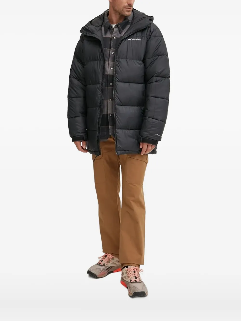 Columbia hooded padded jacket Zwart