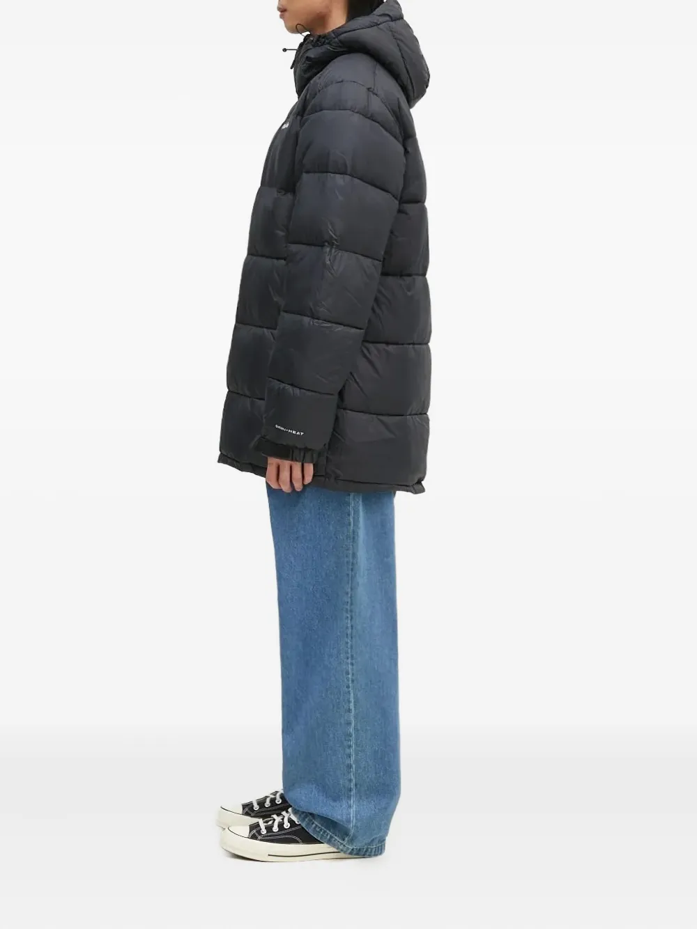 Columbia hooded padded jacket Zwart