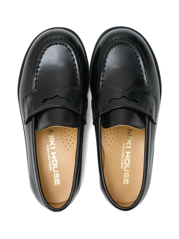 Miki House Gold Label ローファー | ブラック | FARFETCH JP