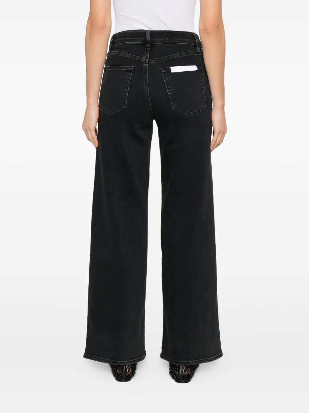 FRAME five-pocket jeans Zwart