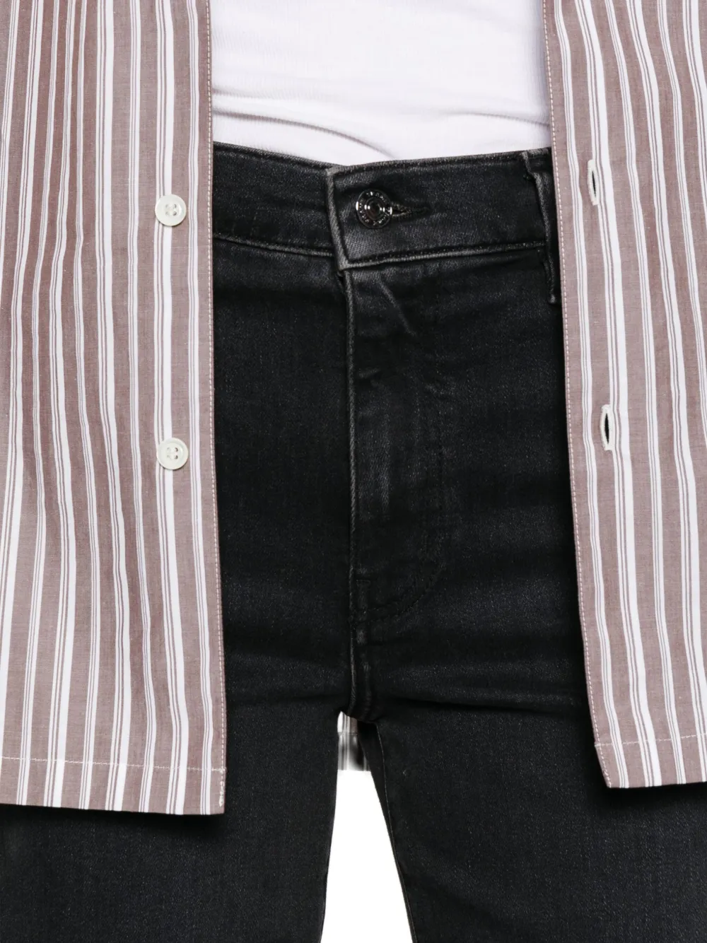 FRAME five-pocket jeans Zwart