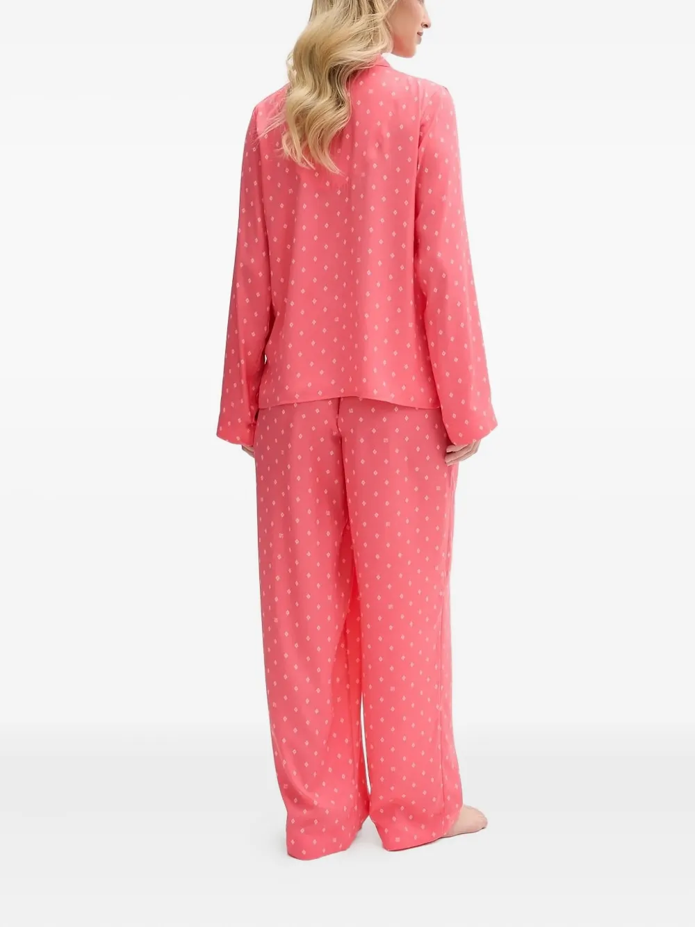 DKNY Pyjama met geometrische print Roze