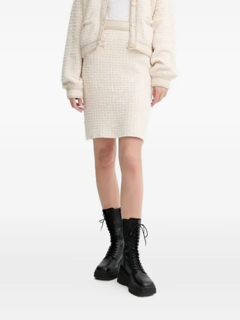 Blugirl tweed-textured pencil skirt