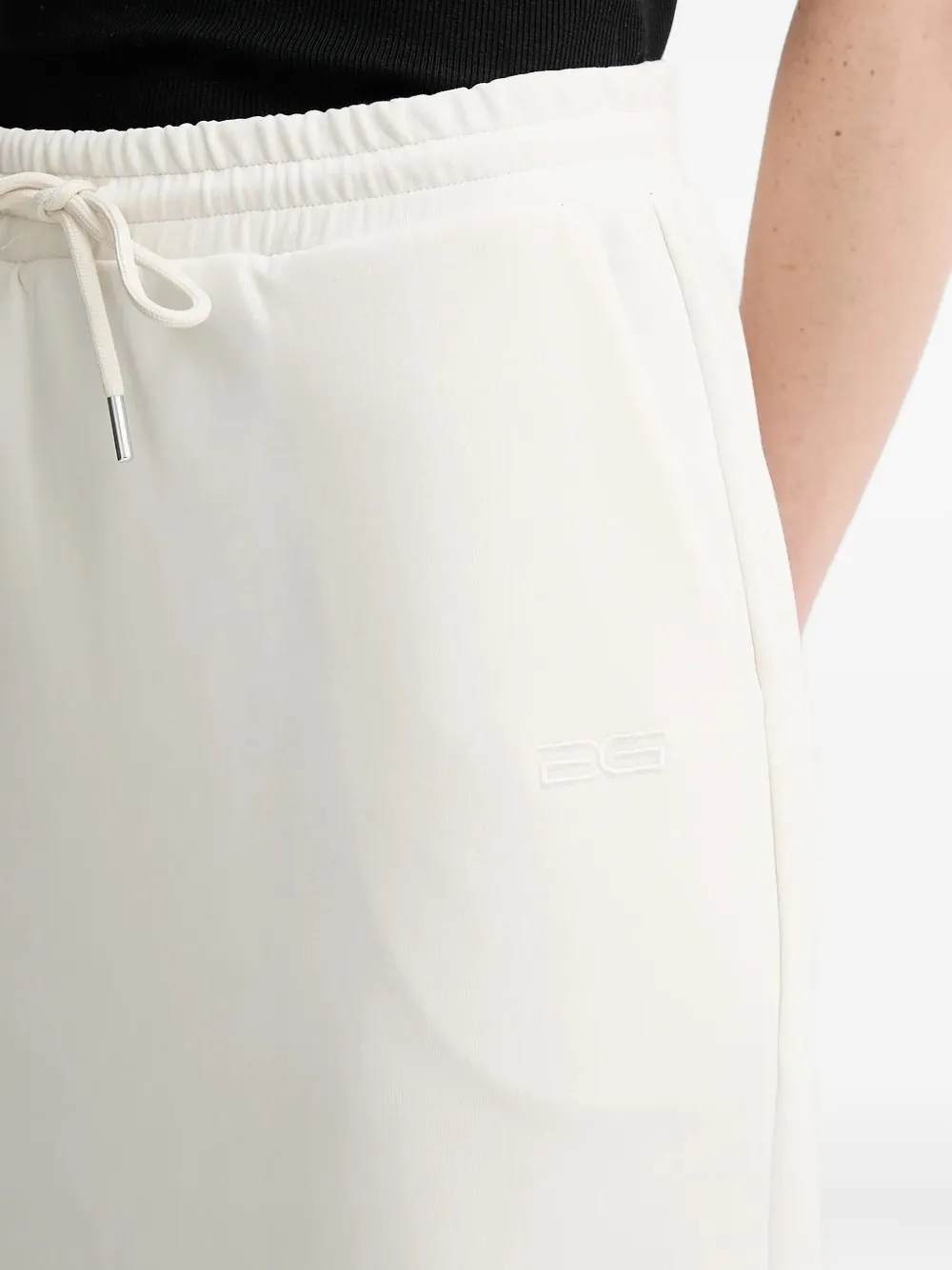 Gestuz GZimina maxi-rok met trekkoord en split Beige