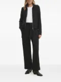 DKNY pinstripe zip-up jacket - Black