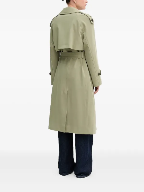 DKNY ダブルブレスト トレンチコート | グリーン | FARFETCH JP