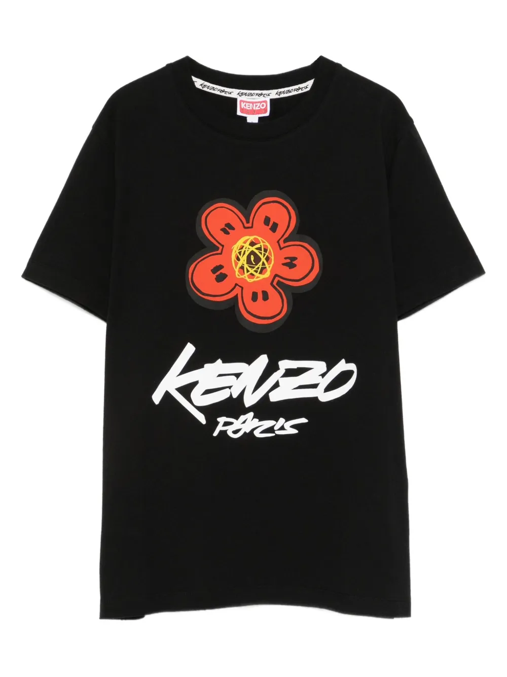 Kenzo Boke-flower Paris T-shirt Zwart