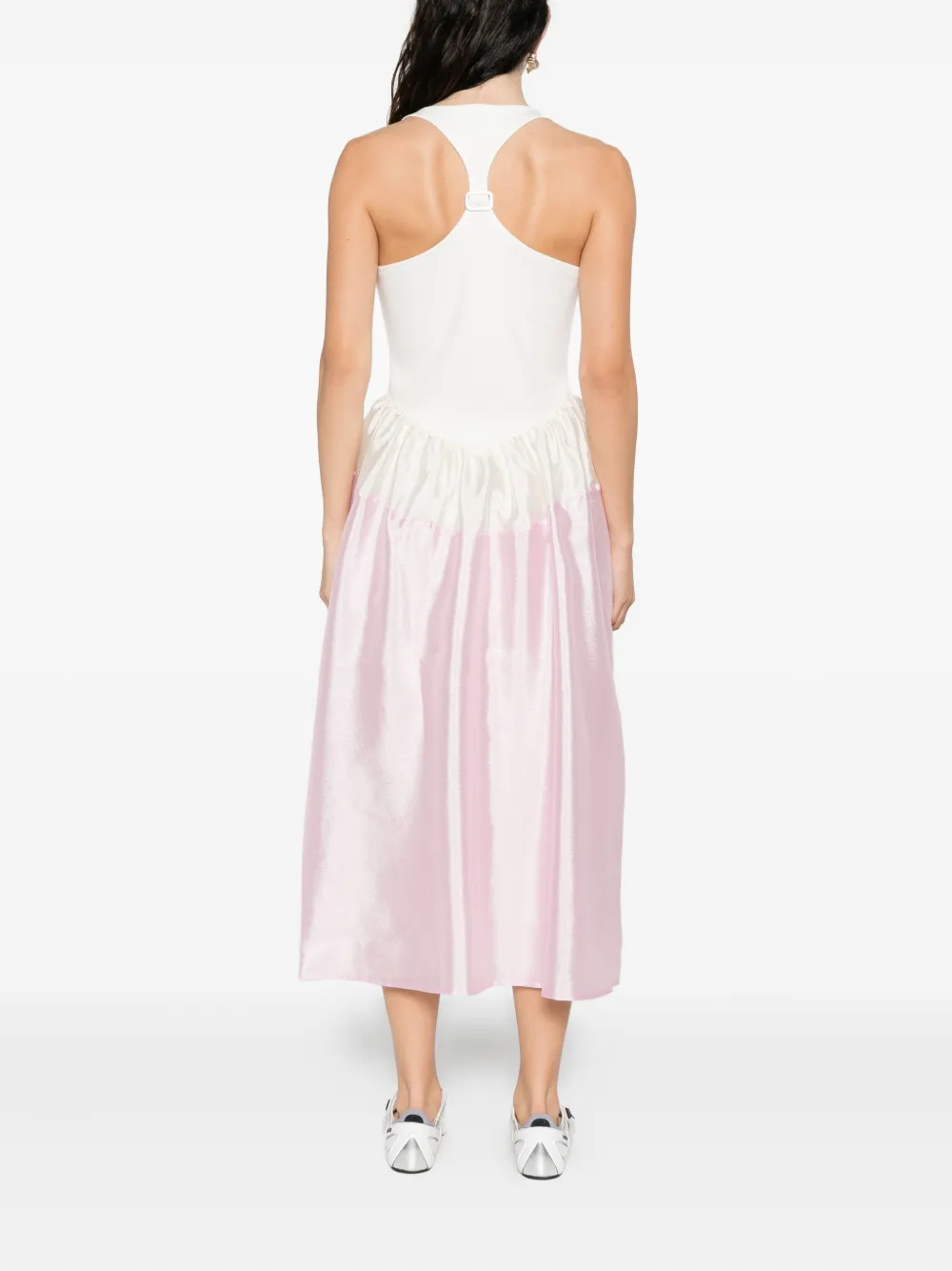 Stine Goya Midi-jurk met gesmockte taille Roze