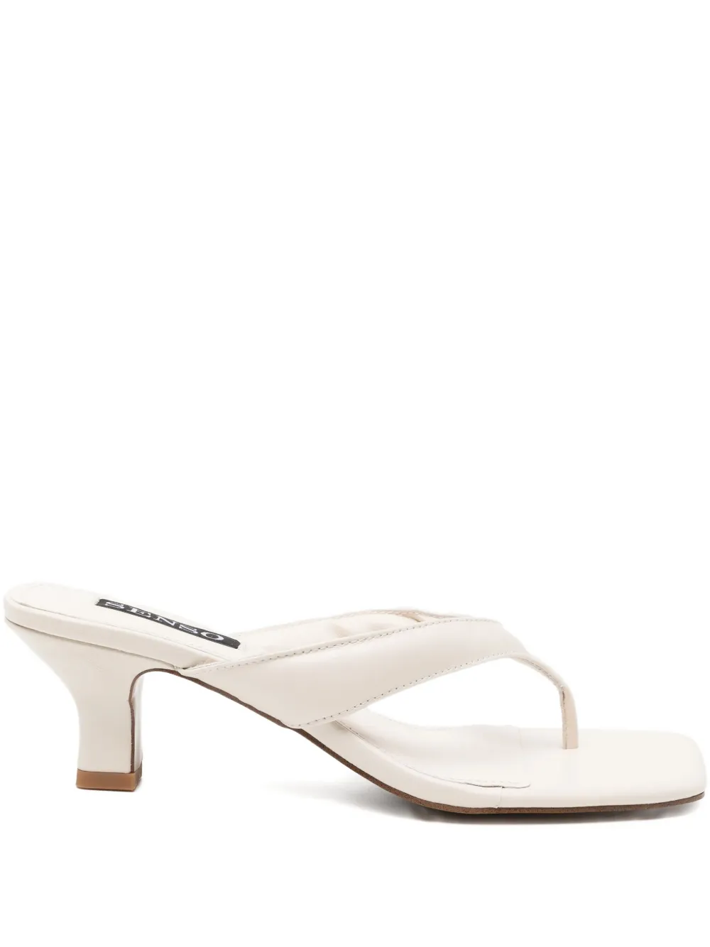 Senso 60 mm vierkant sandalen Beige