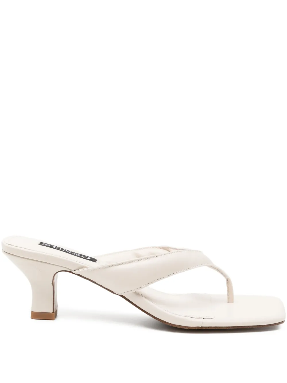 Senso 60 mm vierkant sandalen Beige