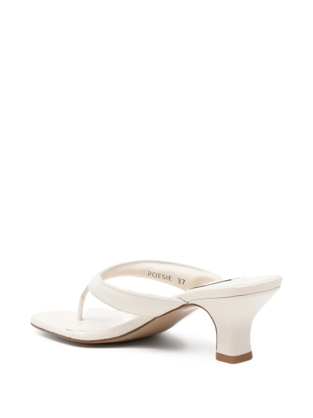 Senso 60 mm vierkant sandalen Beige