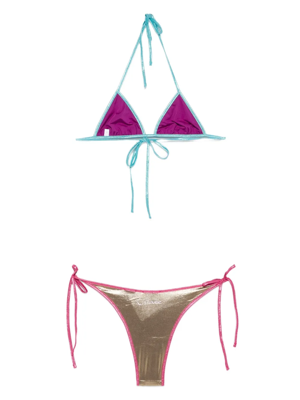 Oséree triangle bikini Blauw