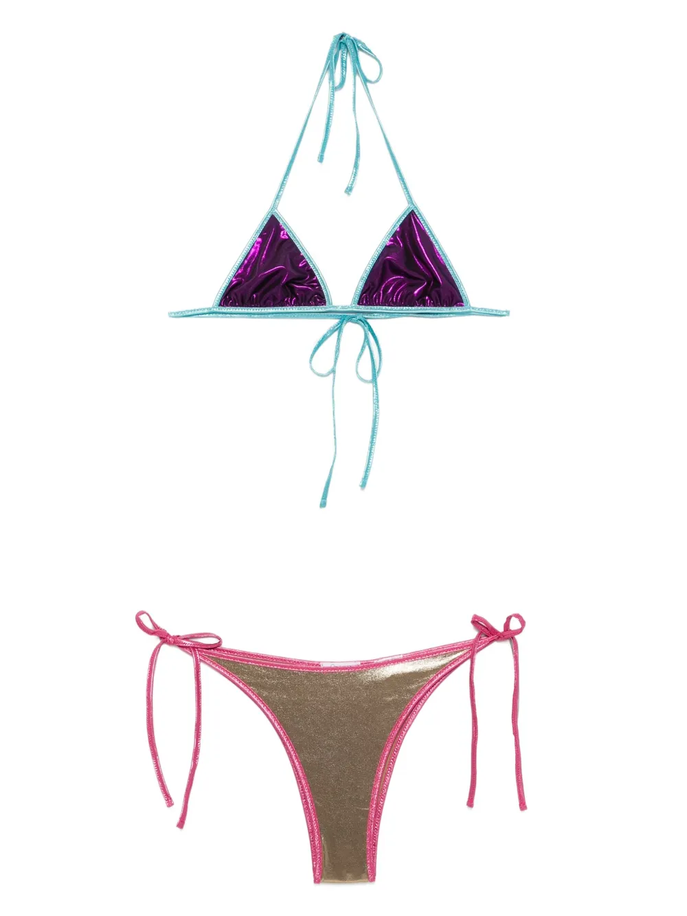 Oséree triangle bikini Blauw