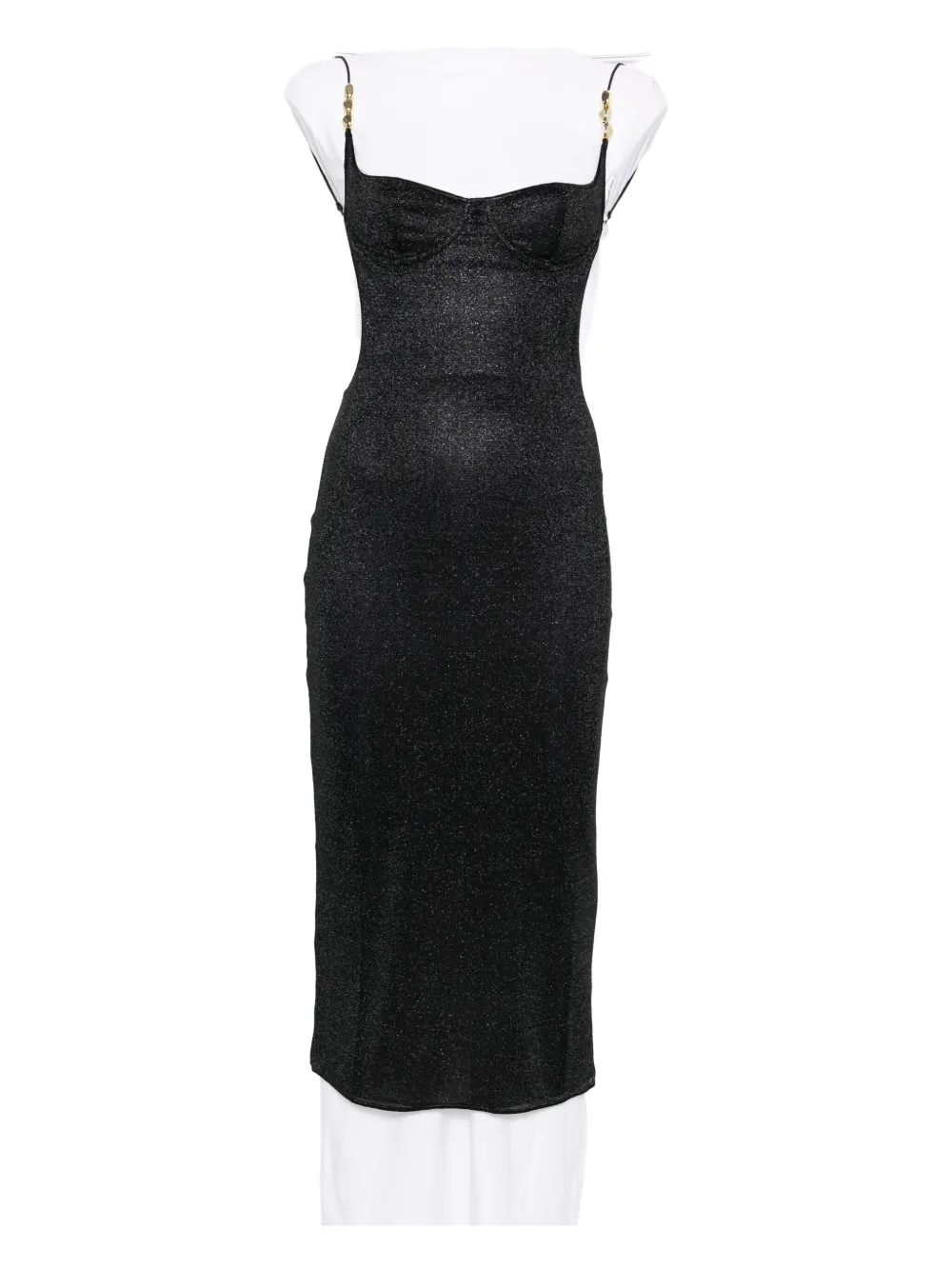 Oséree Glazed Lumière dress Zwart