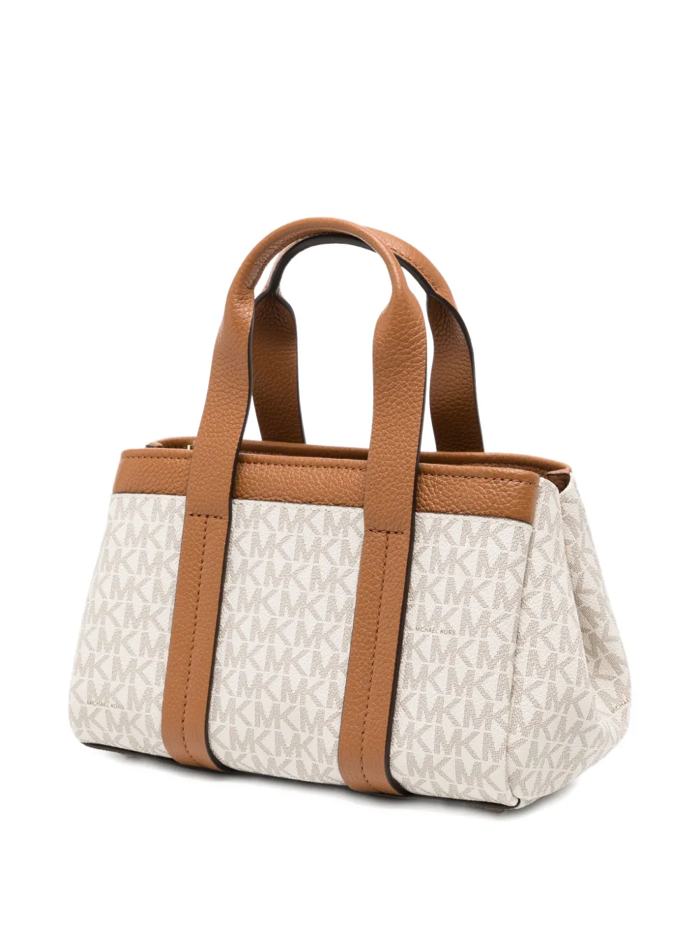 Michael Kors Kleine Romee Signature Logo tas Beige