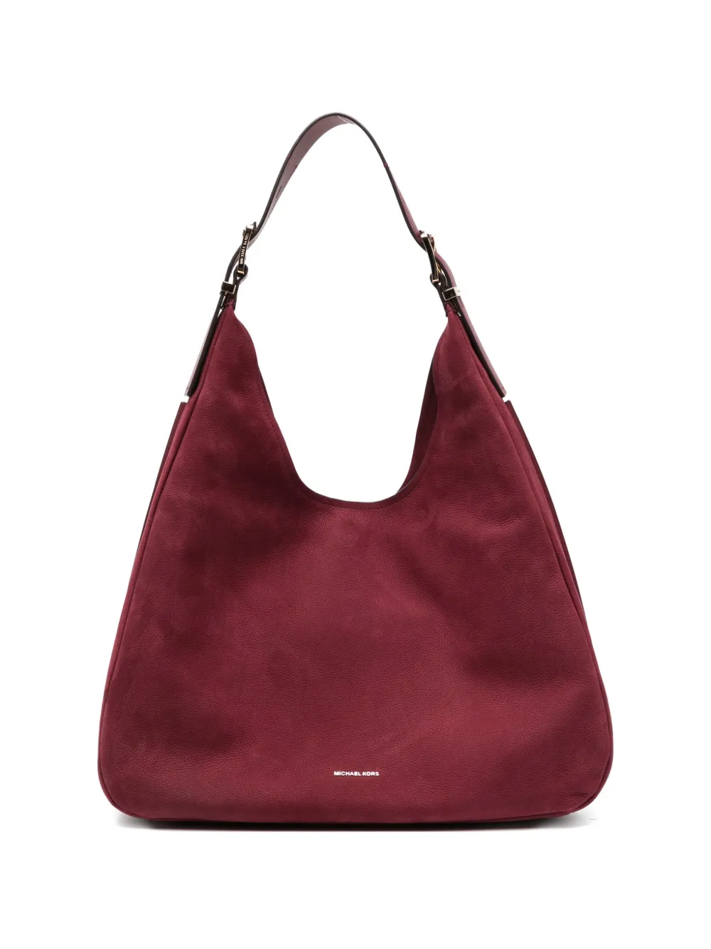 Michael Kors Large Nolita Hobo Shoulder Bag In Red