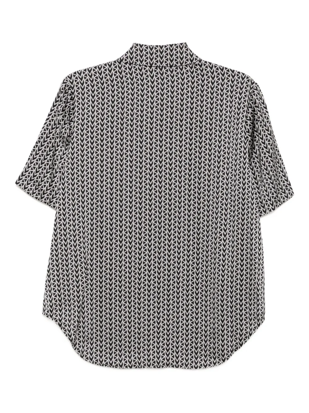 Michael Kors MK2000 logo-print shirt - Zwart