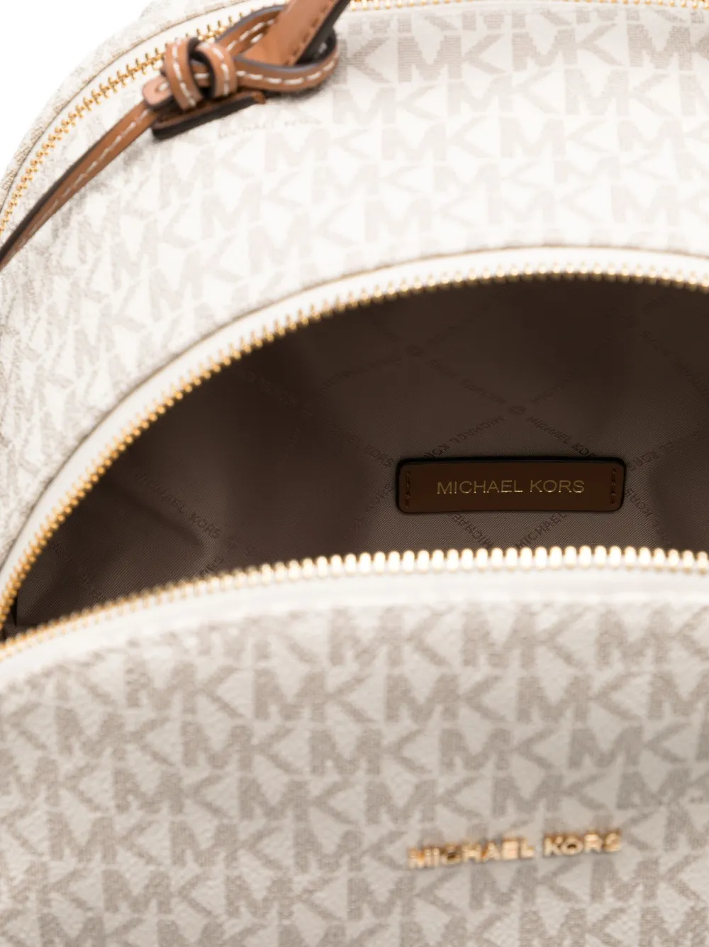 Michael Kors Rugzak met logoprint Beige