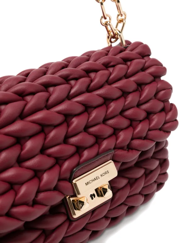 Michael Kors Large Tribeca Shoulder Bag Red FARFETCH JO