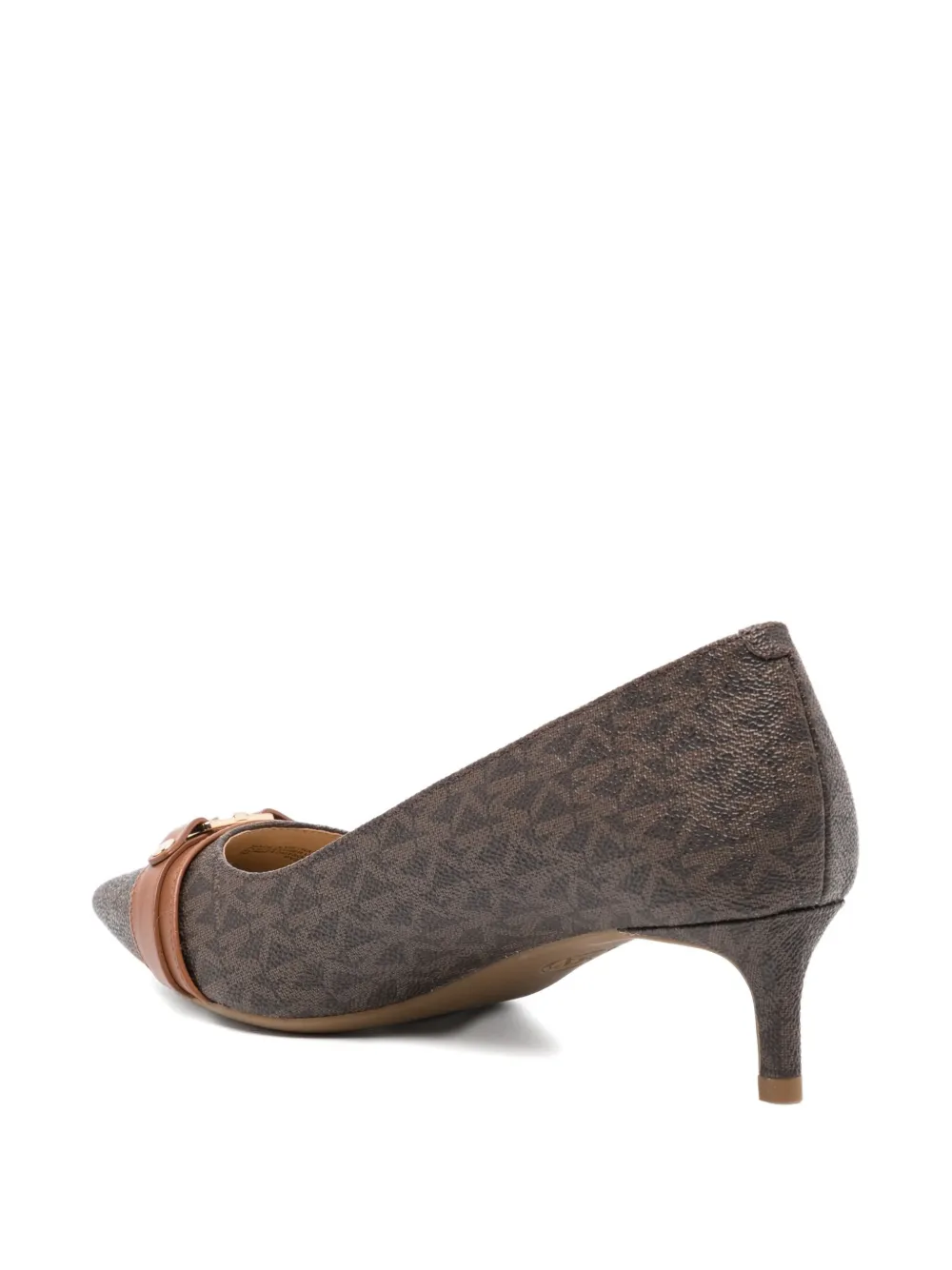 Michael Kors 50mm Mandy heeled pumps Brown