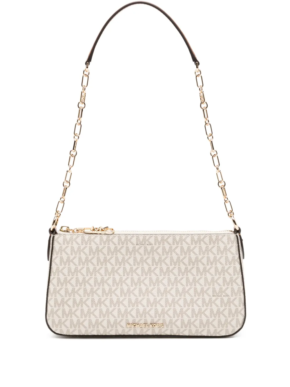 monogram-pattern shoulder bag