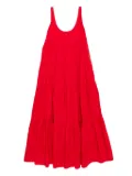 Michael Kors stretch cotton tiered dress